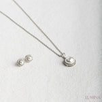 Load image into Gallery viewer, Ivory Aura Set Necklace