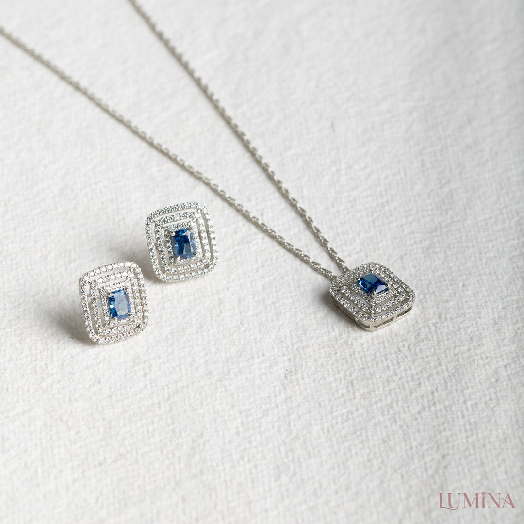 Azure Allure Set Necklace
