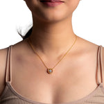 Load image into Gallery viewer, Halo Drop Necklace
