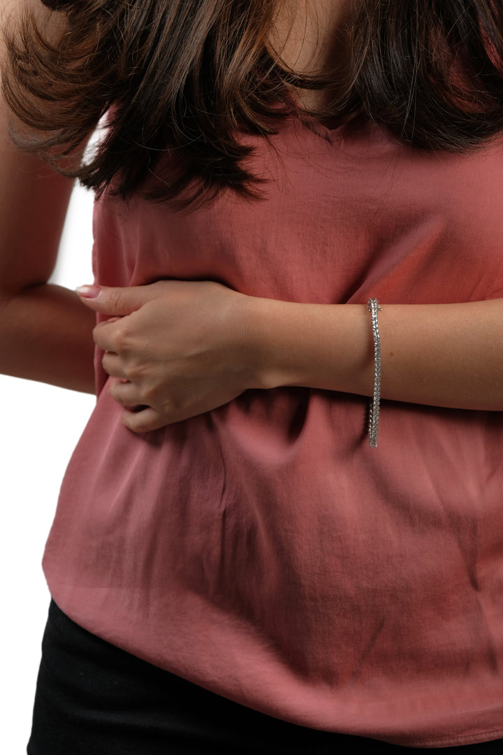 Classic Tennis Square Bracelets
