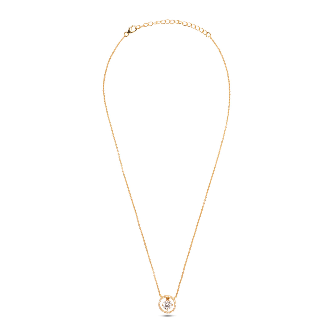 Halo Drop Necklace
