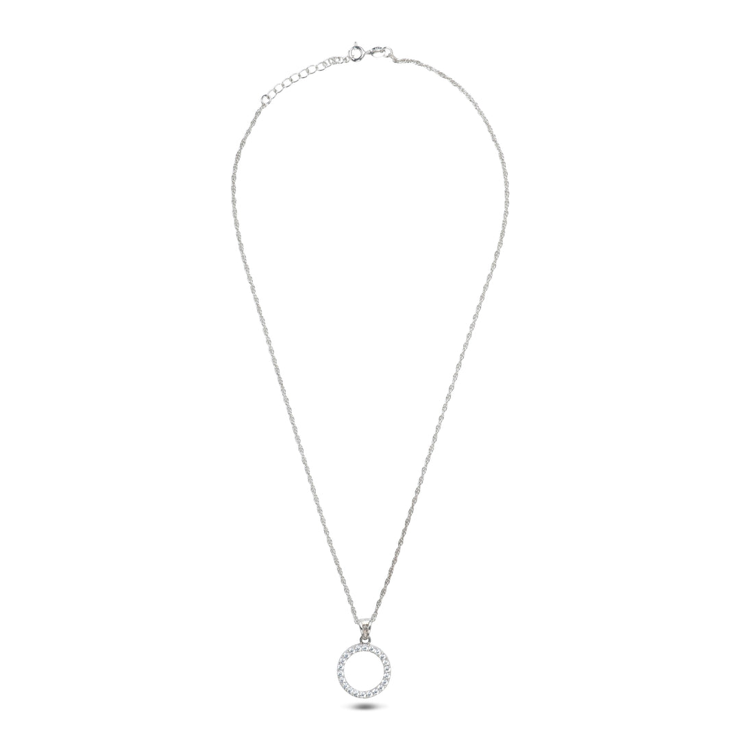 Eternelle Circle Pendant Necklace