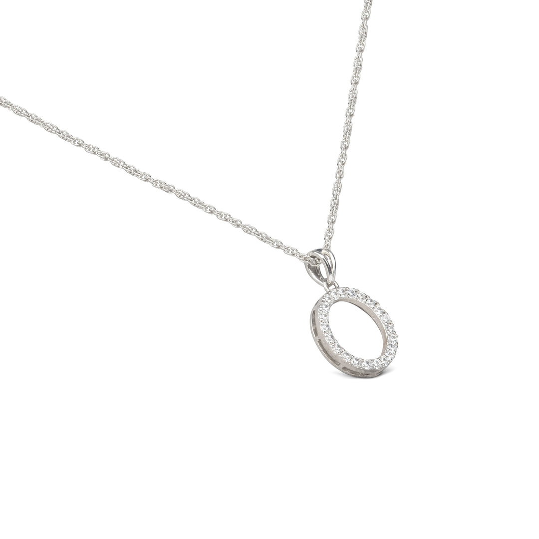 Eternelle Circle Pendant Necklace