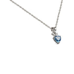 Load image into Gallery viewer, Midnight Bloom Heart Necklace
