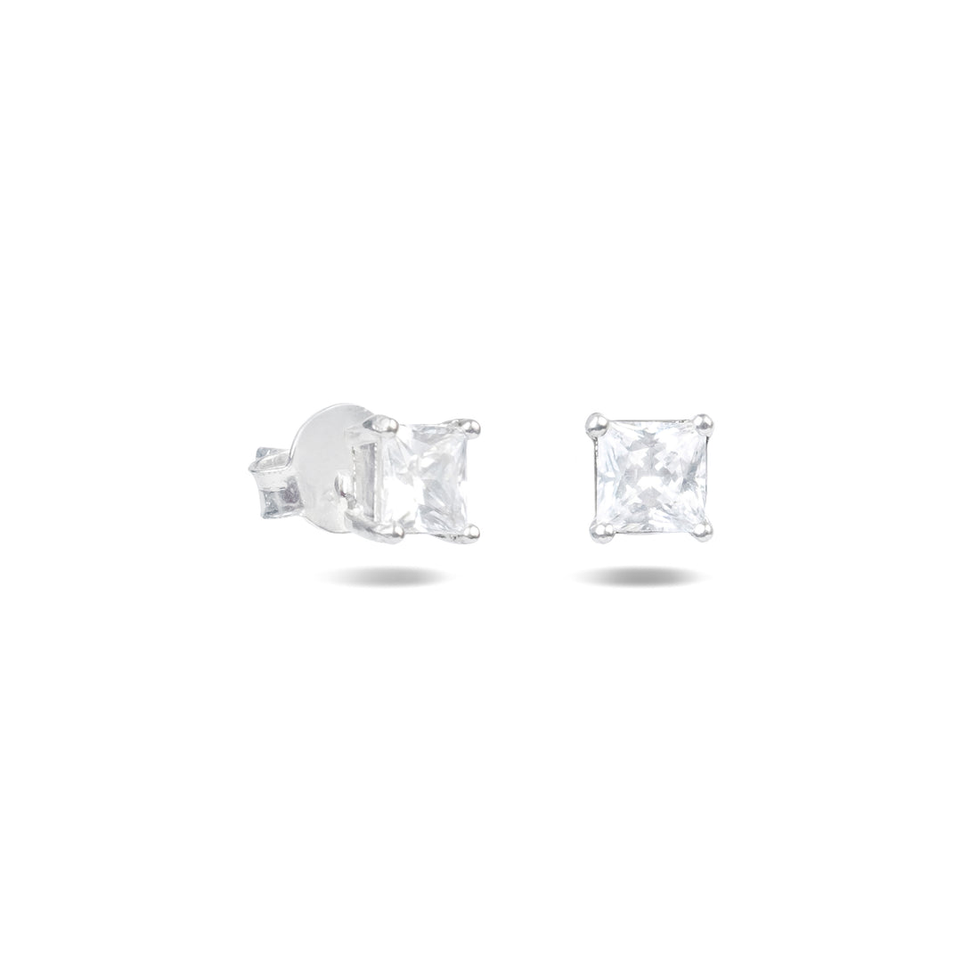 Radient Cut Unisex Stud Earring