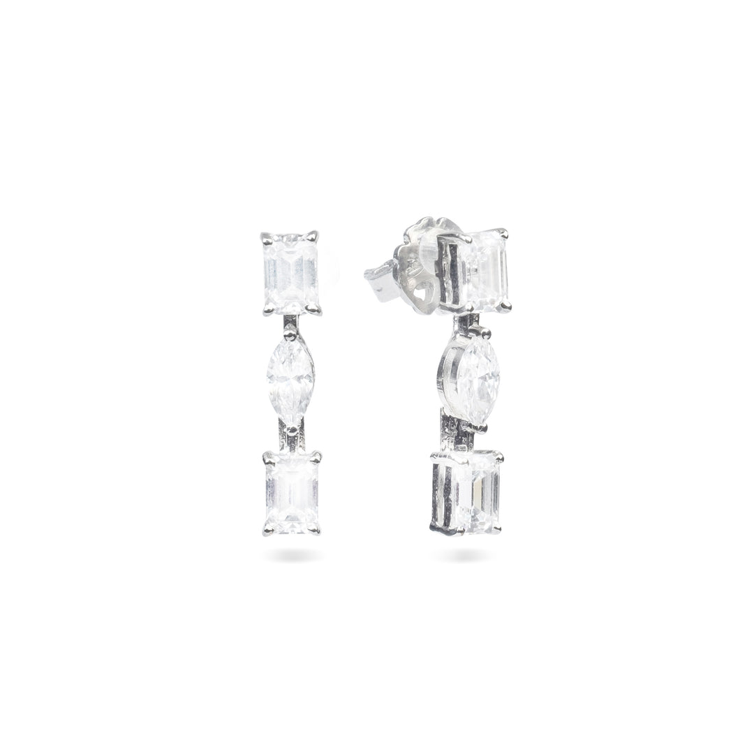 Lustra Trio Stud Earrings