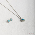 Load image into Gallery viewer, Crystal Lagoon Set Necklace
