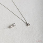 Load image into Gallery viewer, Rose Luxe Set Necklace
