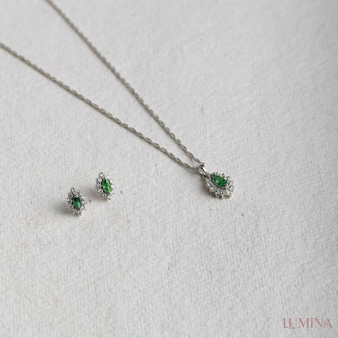Emerald Empress Set Necklace