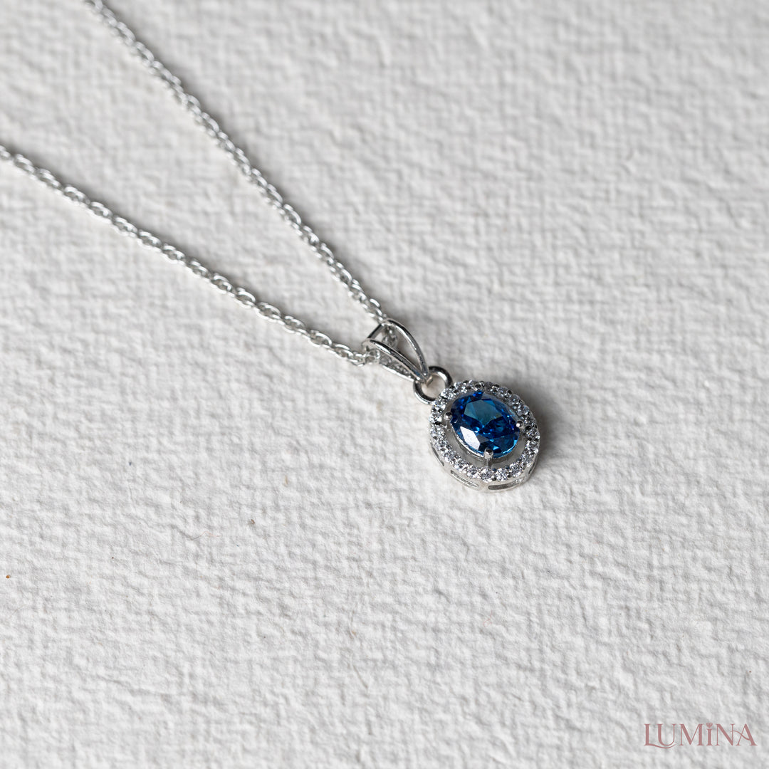 Midnight Halo Set Ncklace