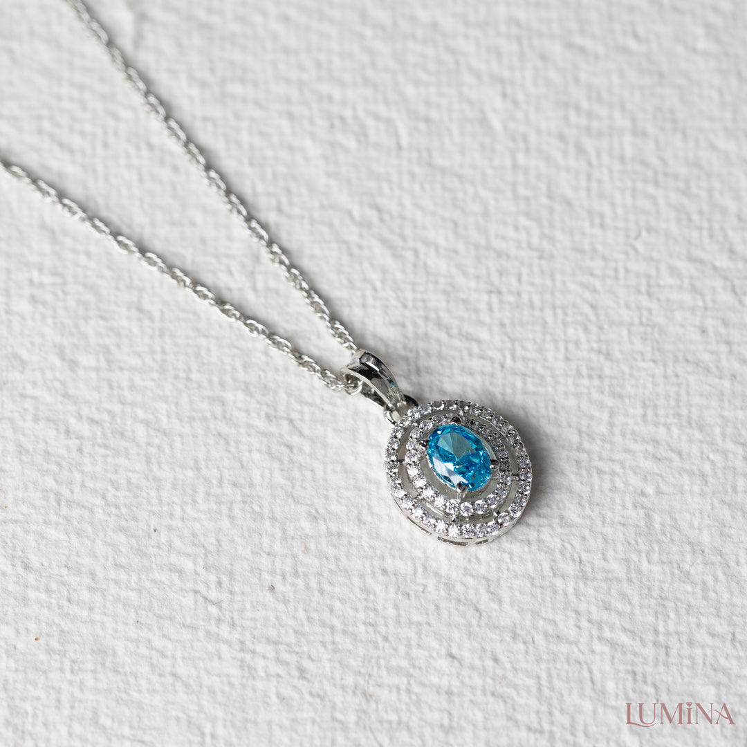 Crystal Lagoon Set Necklace